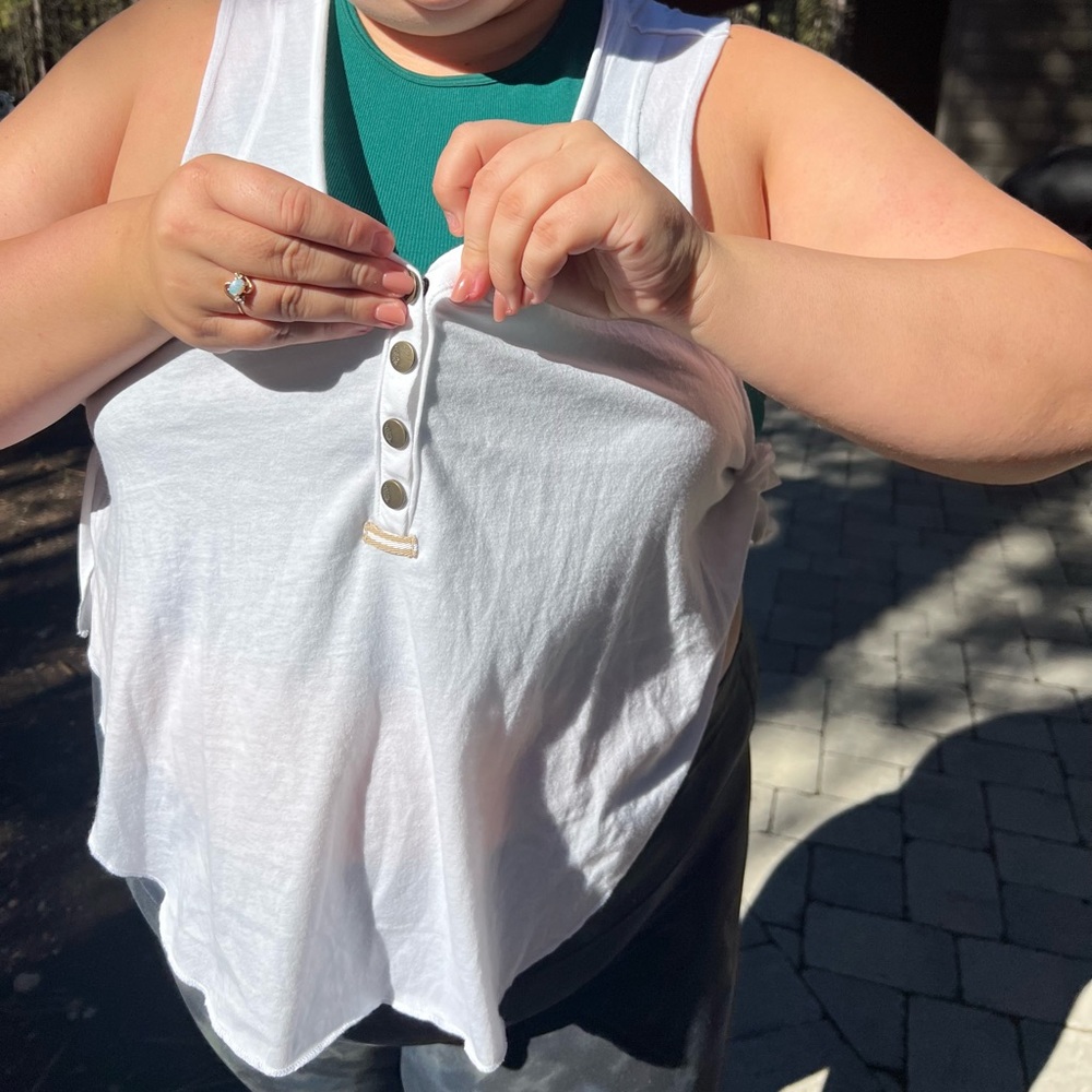 đLAST CHANCEđ NWT FP Movement High Tide Tank / White - Picture 6 of 10